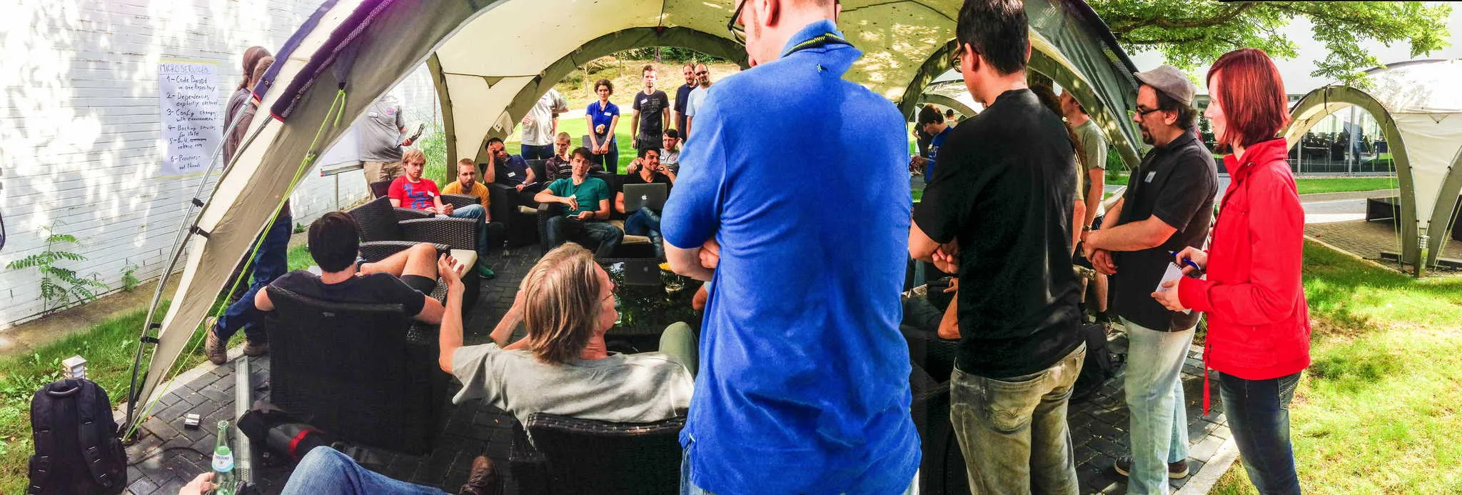 A session at SoCraTes.